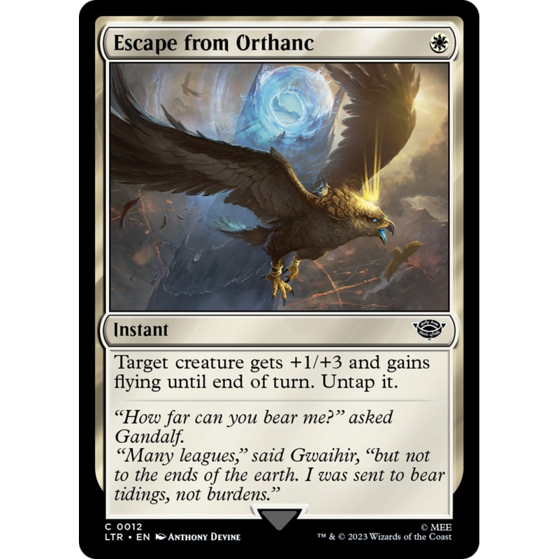 Escape from Orthanc [The Lord of the Rings: Tales of Middle-Earth]