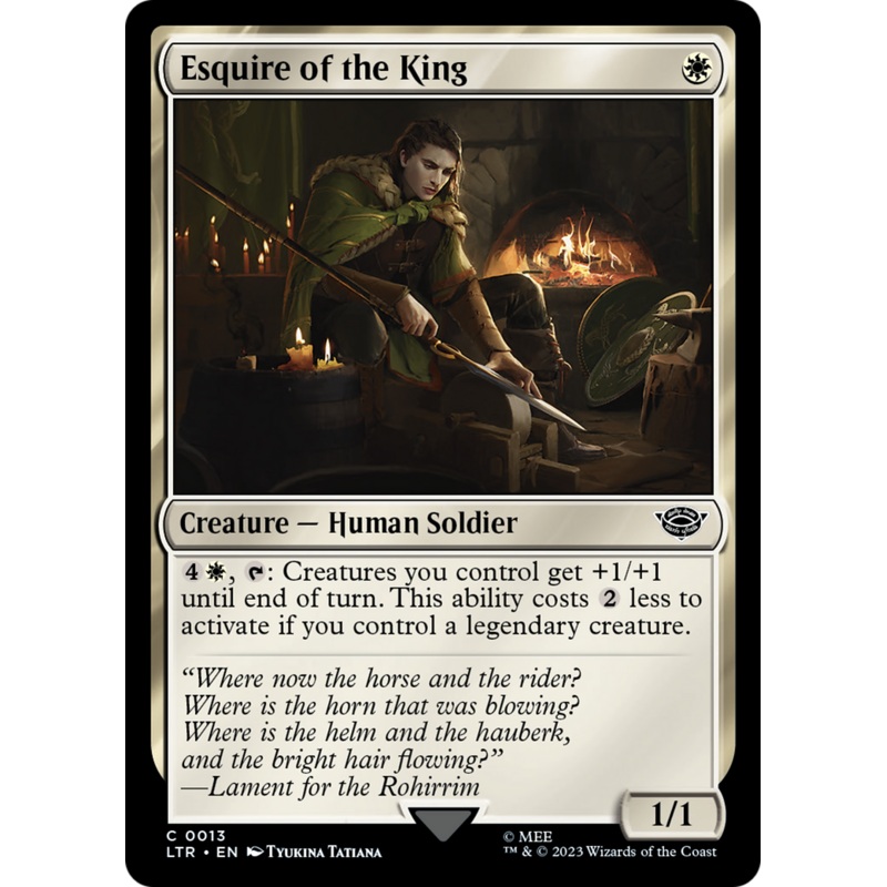 Esquire of the King [The Lord of the Rings: Tales of Middle-Earth]