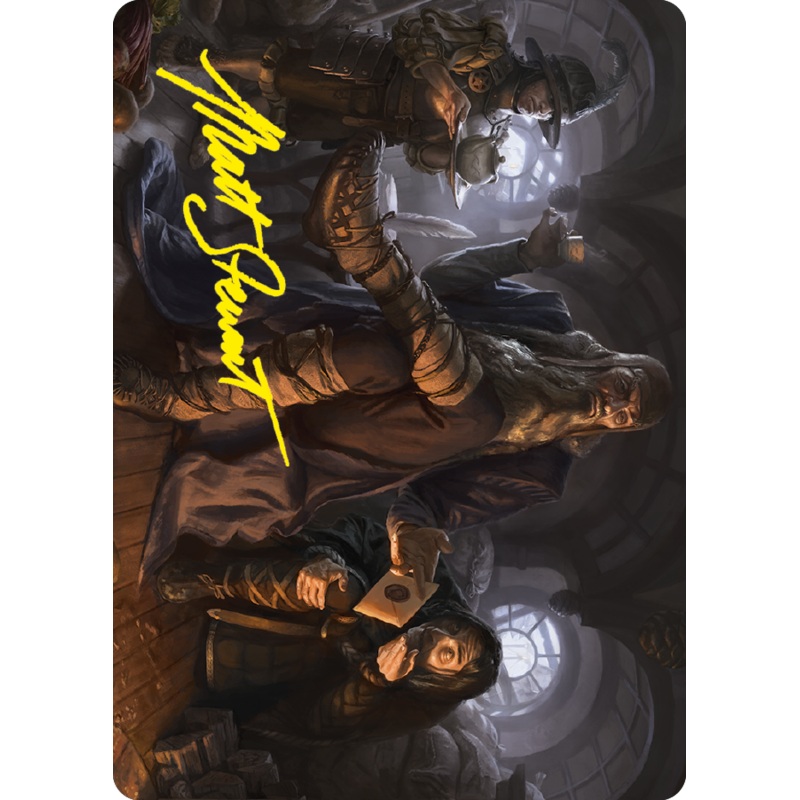 Sharkey, Tyrant of the Shire Art Card (Gold-Stamped Signature) [The Lord of the Rings: Tales of Middle-earth Art Series]