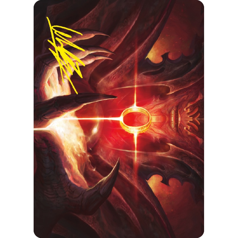 Sol Ring Art Card (Gold-Stamped Signature) [The Lord of the Rings: Tales of Middle-earth Art Series]