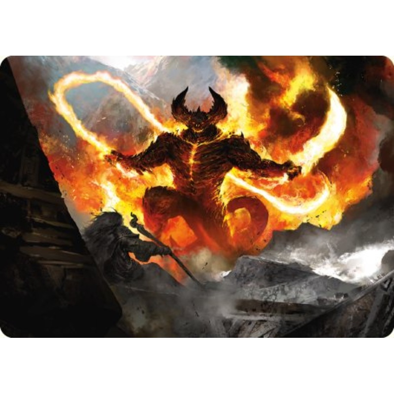 The Balrog, Flame of Udun Art Card [The Lord of the Rings: Tales of Middle-earth Art Series]