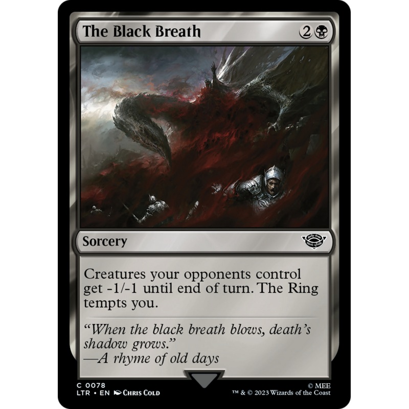 The Black Breath [The Lord of the Rings: Tales of Middle-Earth]