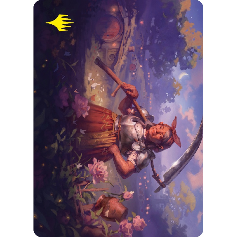 Took Reaper Art Card (Gold-Stamped Signature) [The Lord of the Rings: Tales of Middle-earth Art Series]
