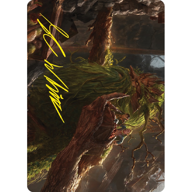 Treebeard, Gracious Host Art Card (Gold-Stamped Signature) [The Lord of the Rings: Tales of Middle-earth Art Series]