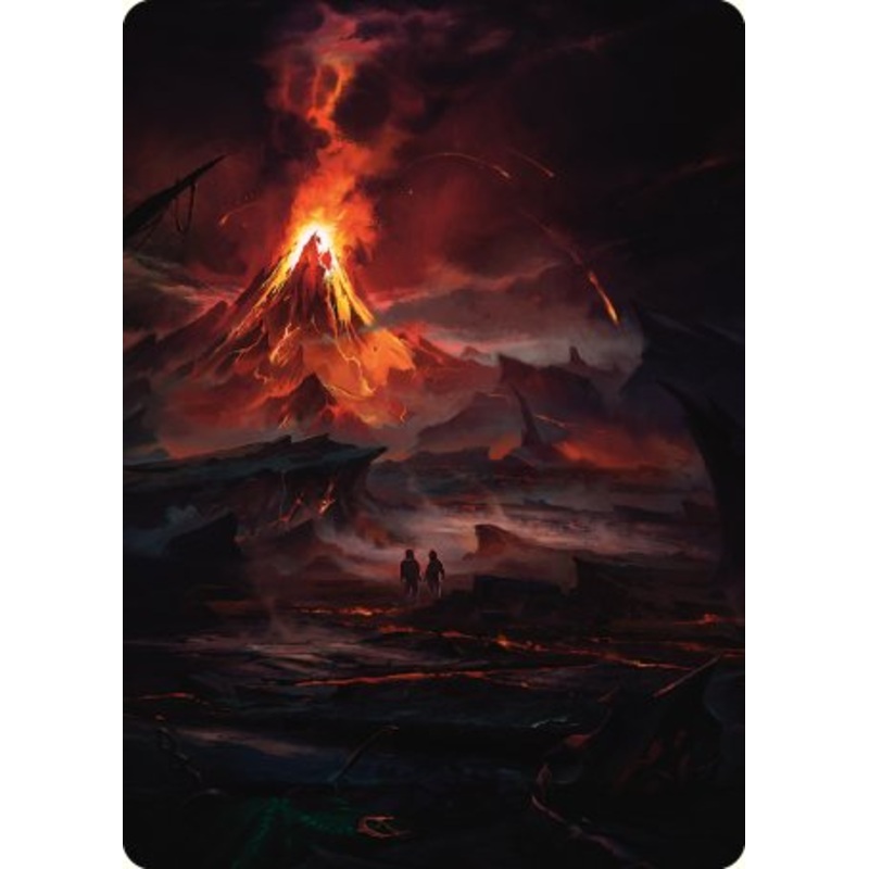 Valley of Gorgoroth Art Card [The Lord of the Rings: Tales of Middle-earth Art Series]