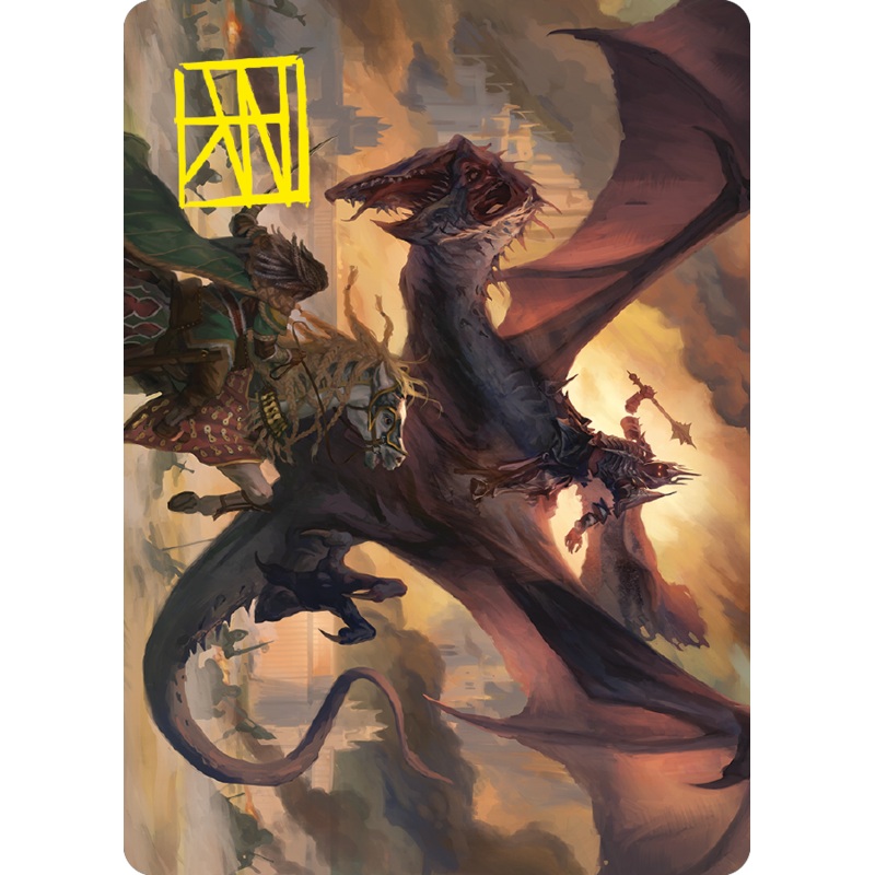 Witch-king, Bringer of Ruin Art Card (Gold-Stamped Signature) [The Lord of the Rings: Tales of Middle-earth Art Series]