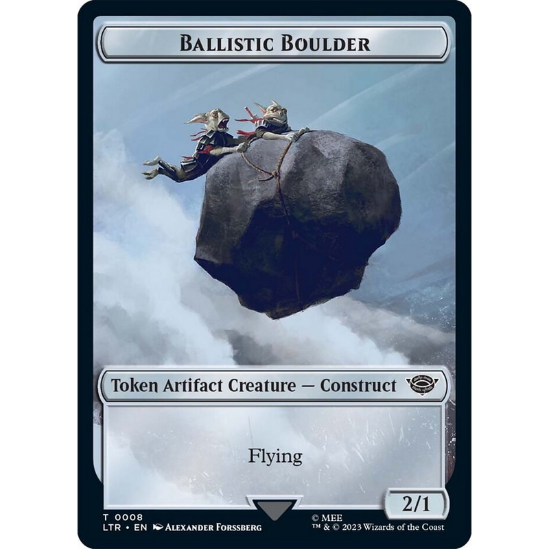 Ballistic Boulder Token [The Lord of the Rings: Tales of Middle-Earth Tokens]