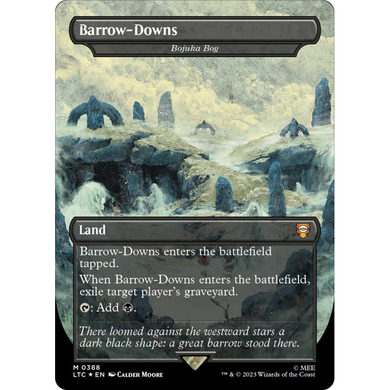 Barrow-Downs - Bojuka Bog (Surge Foil Realms and Relics) [The Lord of the Rings: Tales of Middle-Earth Commander]