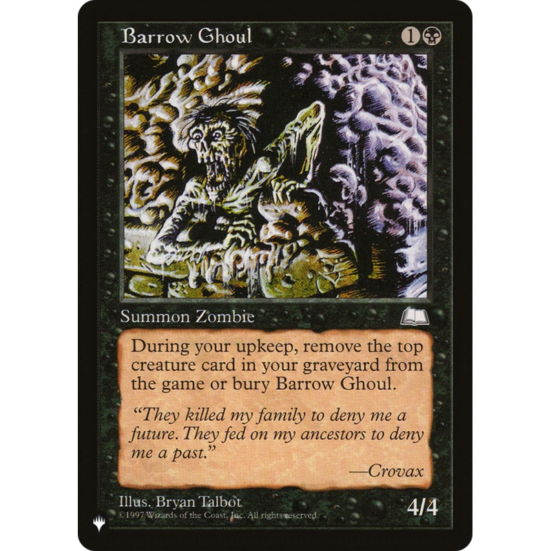Barrow Ghoul [The List]