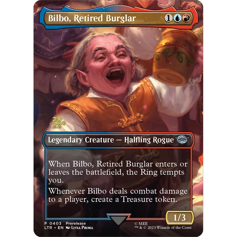 Bilbo, Retired Burglar [The Lord of the Rings: Tales of Middle-Earth Prerelease Promos]