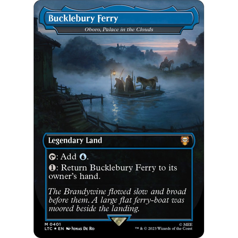 Bucklebury Ferry - Oboro, Palace in the Clouds (Surge Foil Realms and Relics) [The Lord of the Rings: Tales of Middle-Earth Commander]