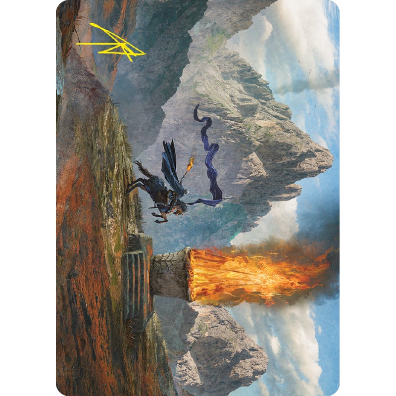 Call for Aid Art Card (Gold-Stamped Signature) [The Lord of the Rings: Tales of Middle-earth Art Series]