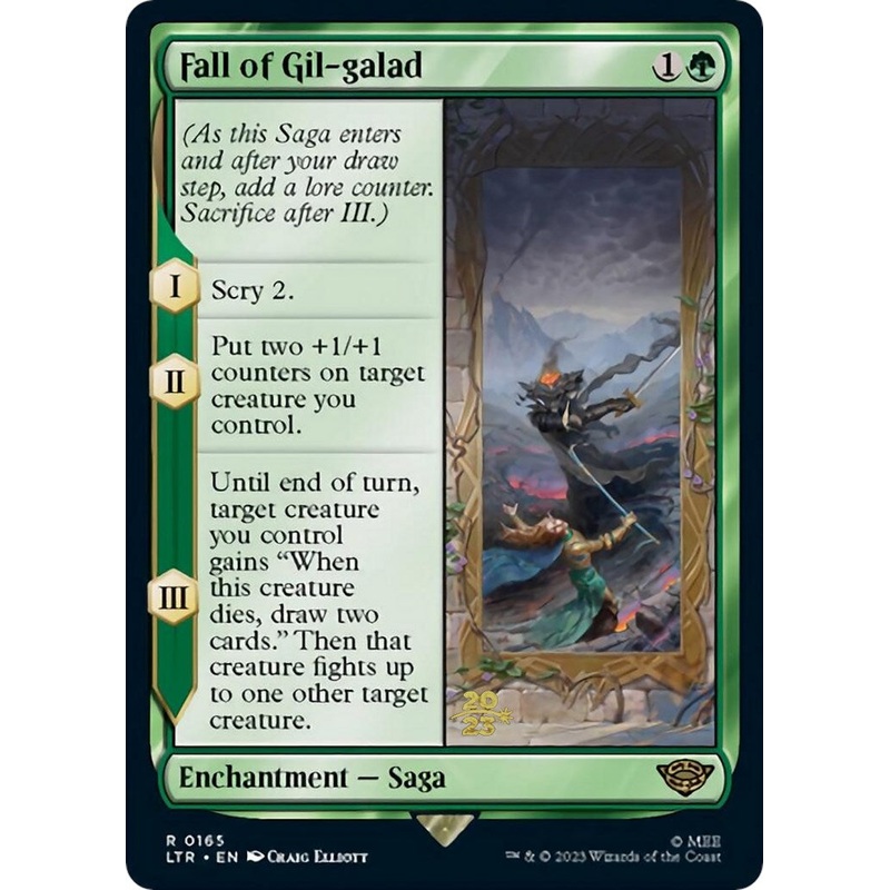Fall of Gil-galad [The Lord of the Rings: Tales of Middle-Earth Prerelease Promos]