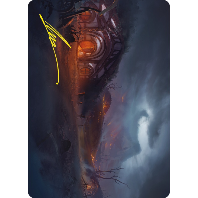 Field of Ruin Art Card (Gold-Stamped Signature) [The Lord of the Rings: Tales of Middle-earth Art Series]