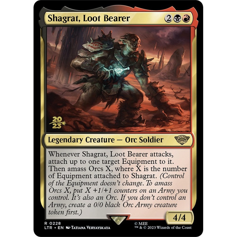 Shagrat, Loot Bearer [The Lord of the Rings: Tales of Middle-Earth Prerelease Promos]