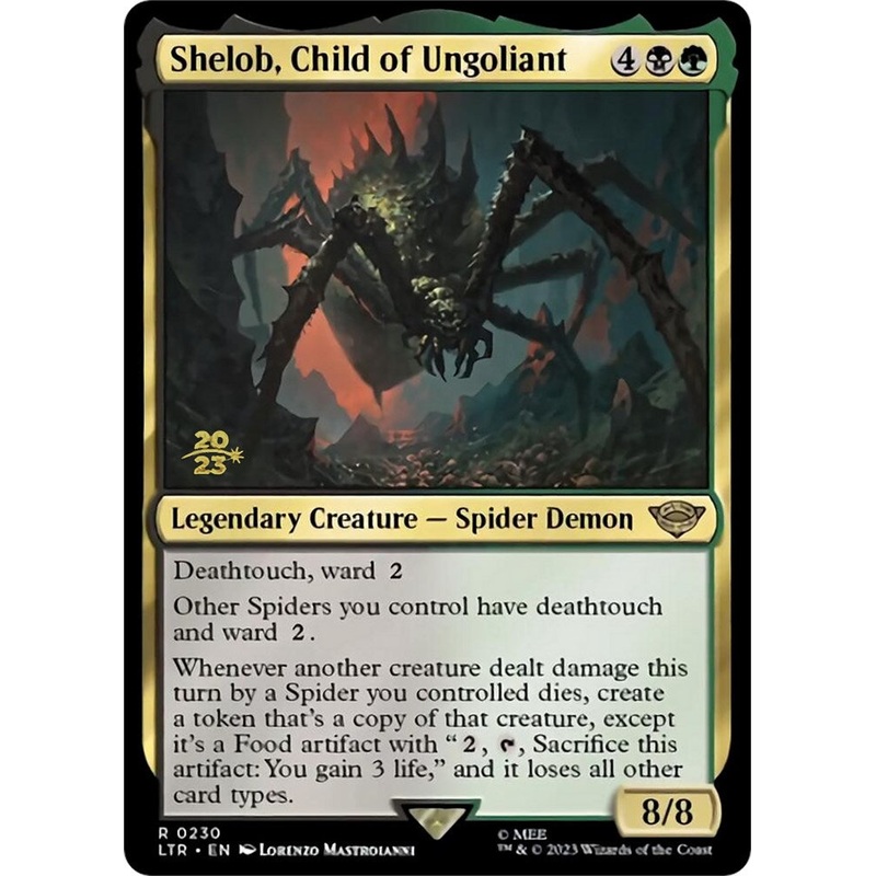 Shelob, Child of Ungoliant [The Lord of the Rings: Tales of Middle-Earth Prerelease Promos]