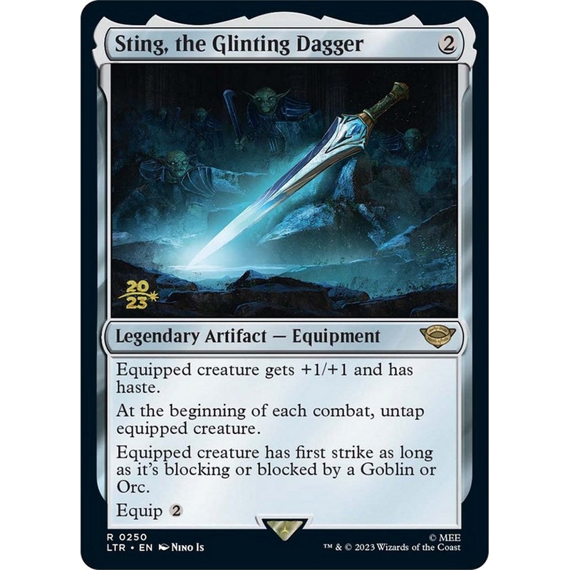 Sting, the Glinting Dagger [The Lord of the Rings: Tales of Middle-Earth Prerelease Promos]