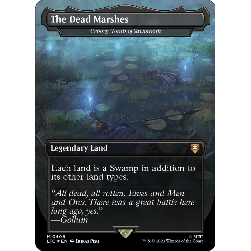 The Dead Marshes - Urborg, Tomb of Yawgmoth (Surge Foil Realms and Relics) [The Lord of the Rings: Tales of Middle-Earth Commander]