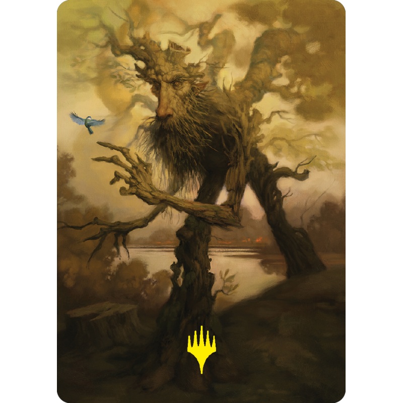 Treefolk Token Art Card (Gold-Stamped Signature) [The Lord of the Rings: Tales of Middle-earth Art Series]