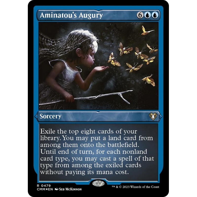 Aminatou's Augury (Foil Etched) [Commander Masters]