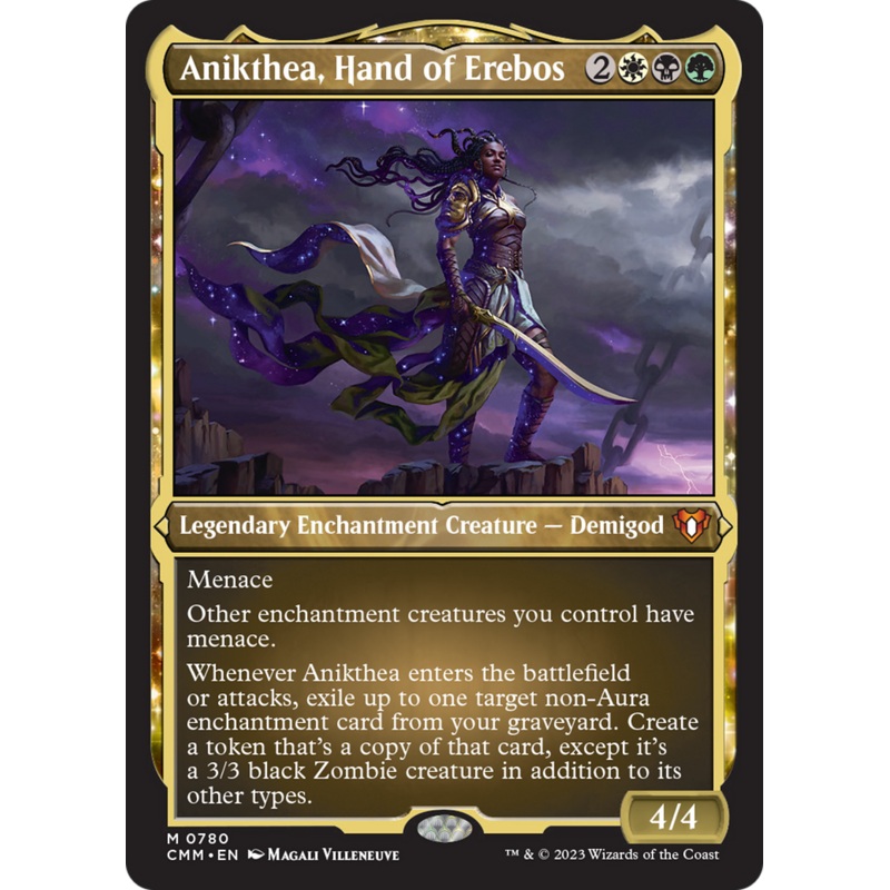 Anikthea, Hand of Erebos (Display Commander) (Foil Etched) [Commander Masters]