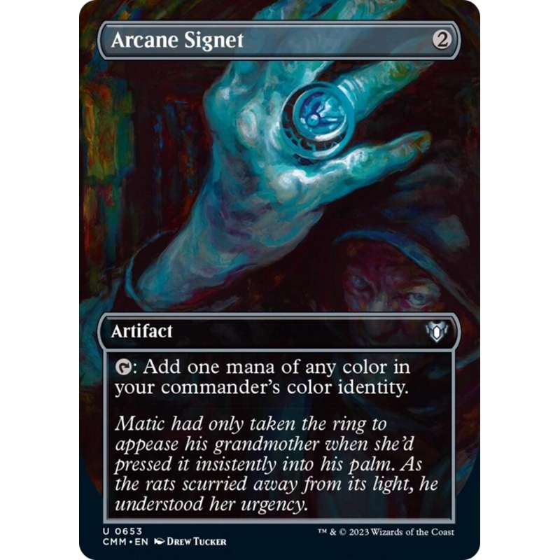 Arcane Signet (Borderless Alternate Art) [Commander Masters]