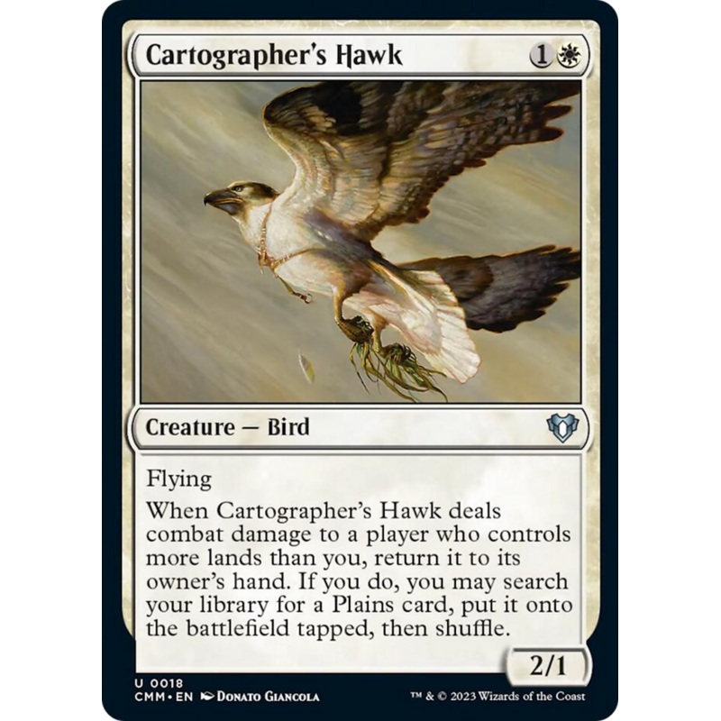 Cartographer's Hawk [Commander Masters]