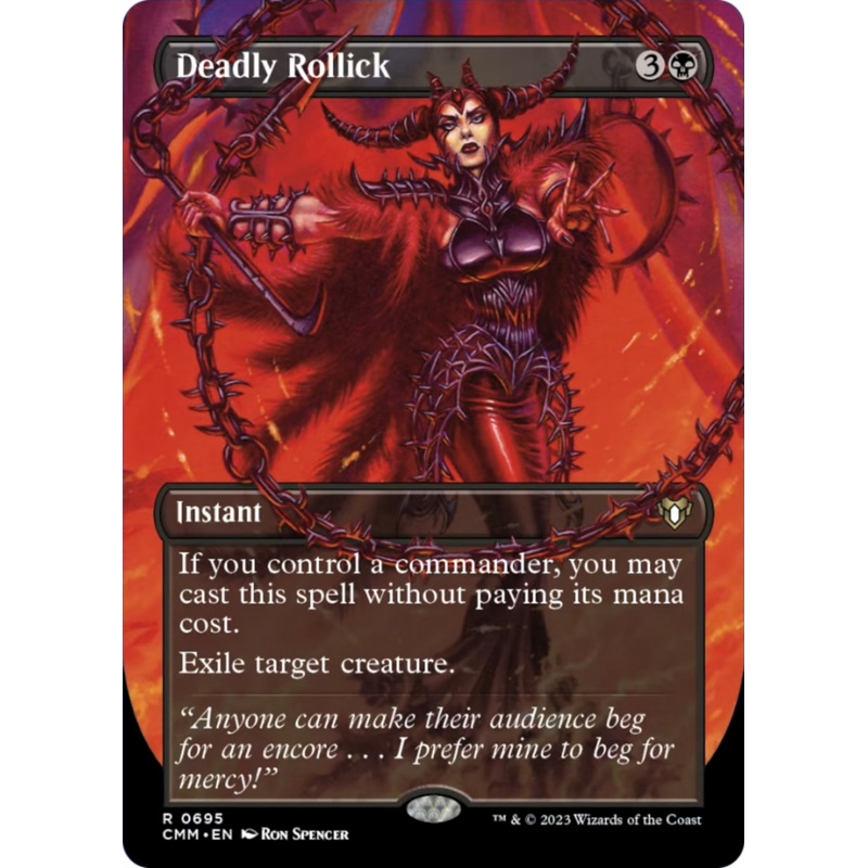 Deadly Rollick (Borderless Alternate Art) [Commander Masters]