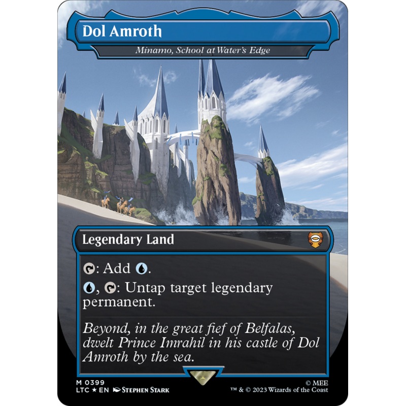 Dol Amroth - Minamo, School at Water's Edge (Surge Foil Realms and Relics) [The Lord of the Rings: Tales of Middle-Earth Commander]