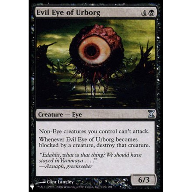 Evil Eye of Urborg [The List]