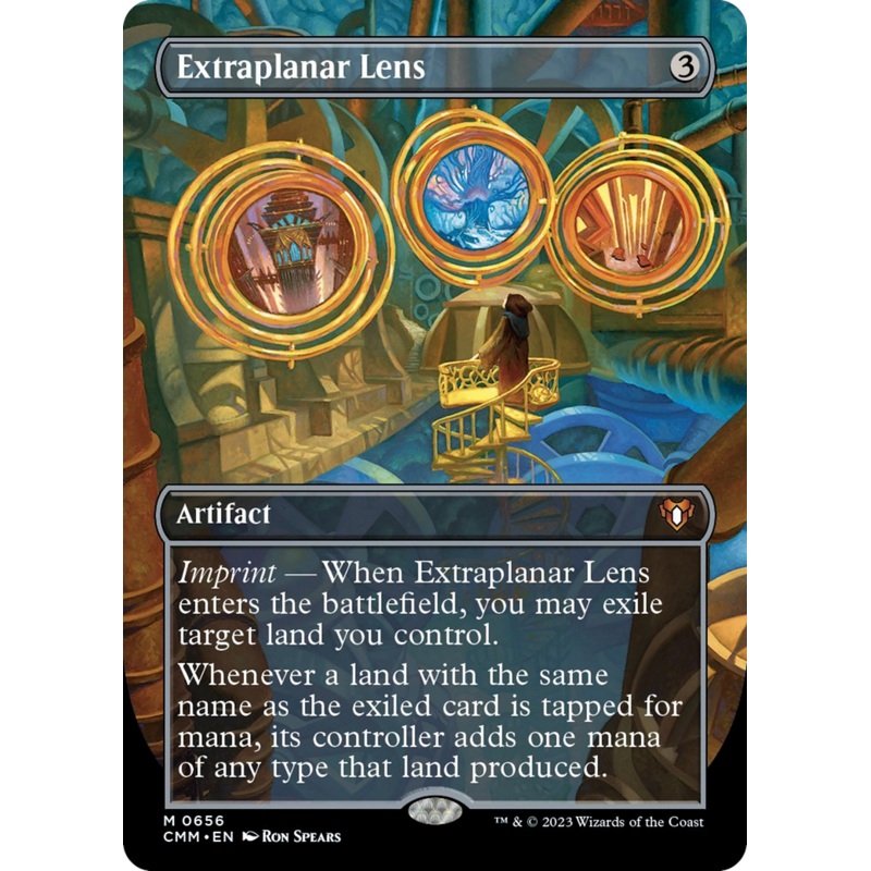 Extraplanar Lens (Borderless Alternate Art) [Commander Masters]