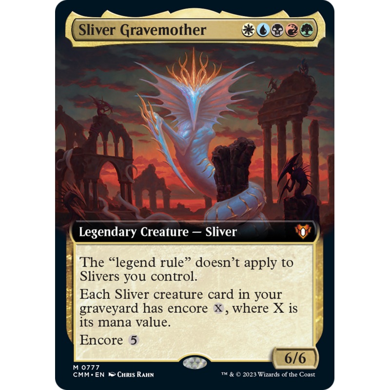 Sliver Gravemother (Extended Art) [Commander Masters]