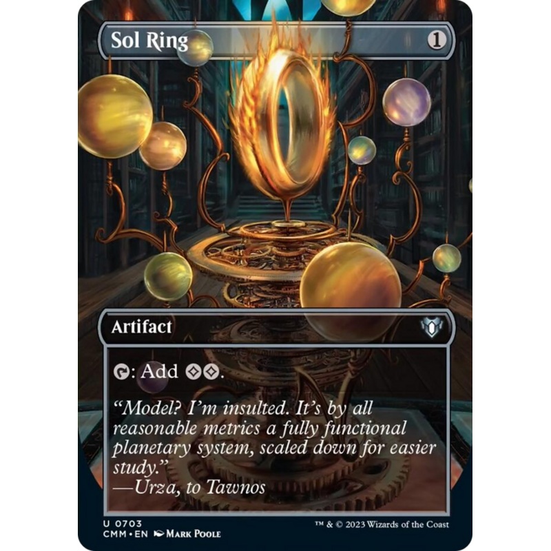 Sol Ring (Borderless Alternate Art) [Commander Masters]
