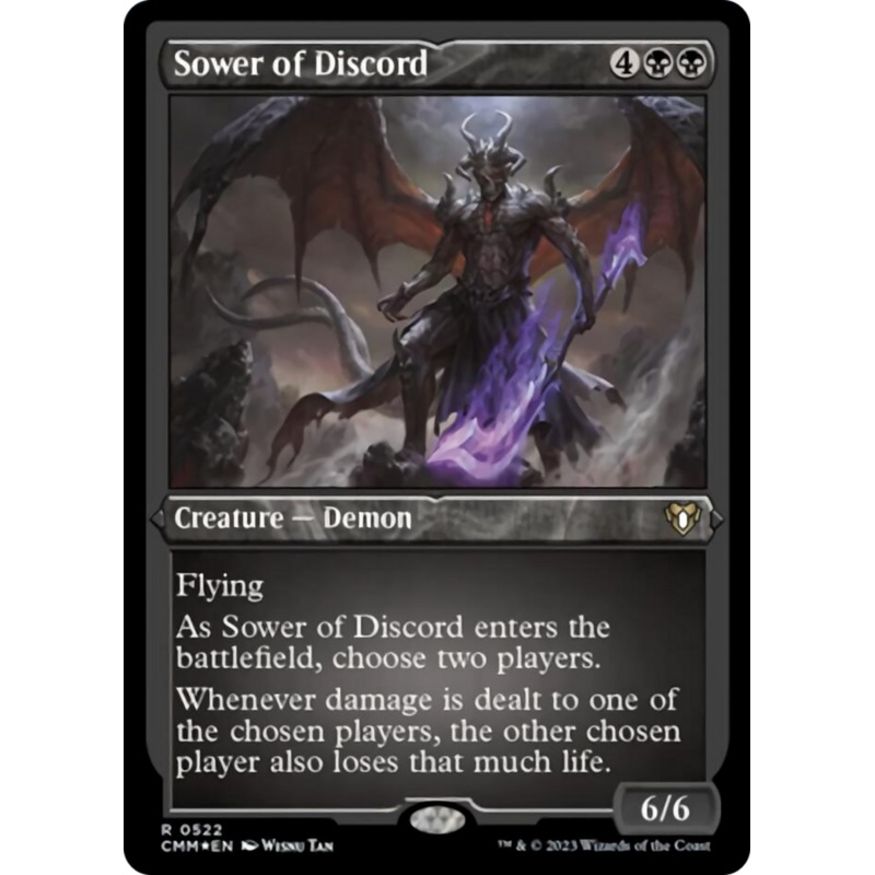 Sower of Discord (Foil Etched) [Commander Masters]