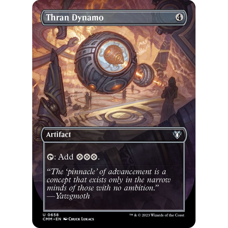 Thran Dynamo (Borderless Alternate Art) [Commander Masters]