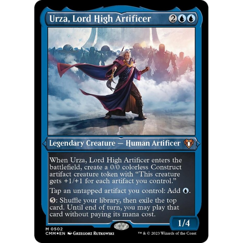 Urza, Lord High Artificer (Foil Etched) [Commander Masters]