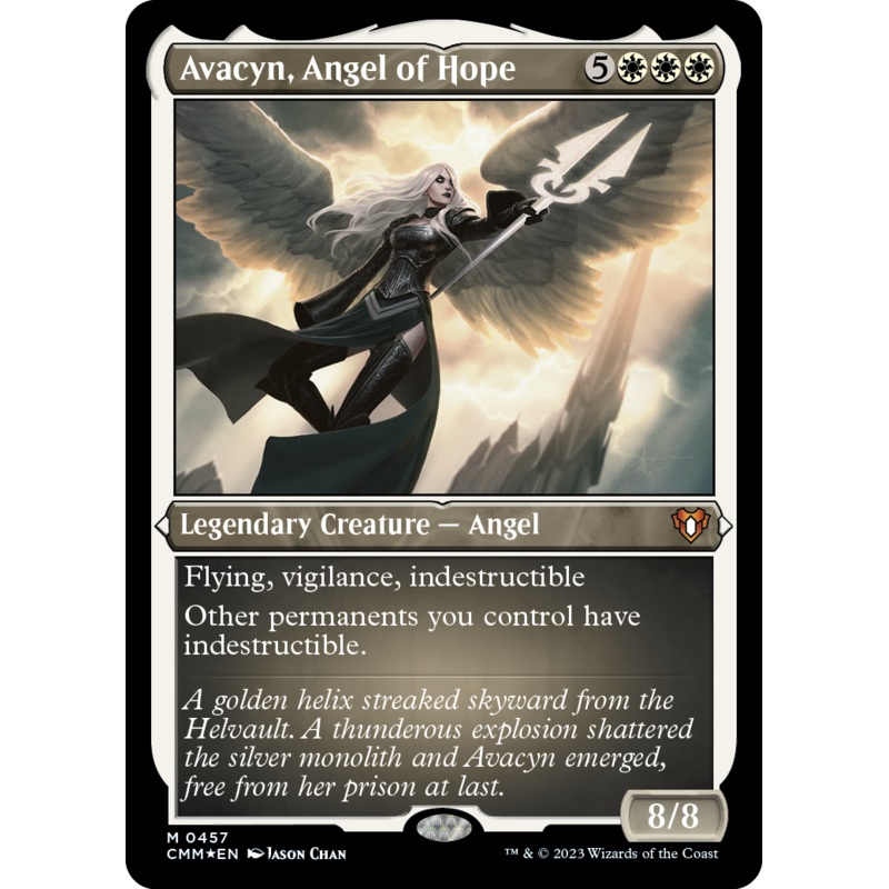 Avacyn, Angel of Hope (Foil Etched) [Commander Masters]
