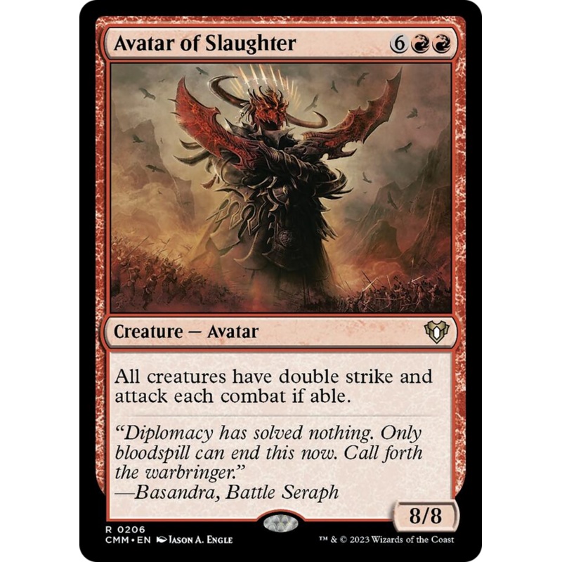 Avatar of Slaughter [Commander Masters]