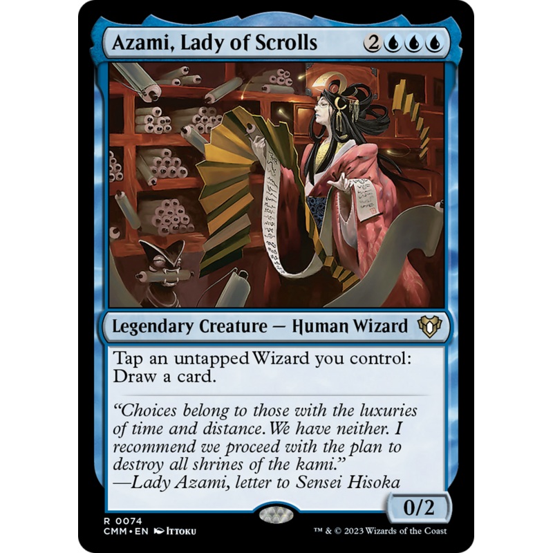 Azami, Lady of Scrolls [Commander Masters]