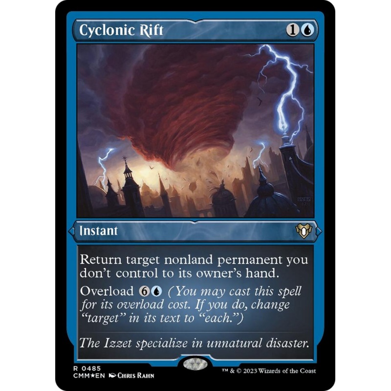 Cyclonic Rift (Foil Etched) [Commander Masters]