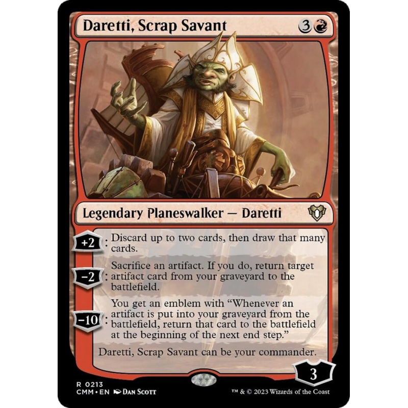 Daretti, Scrap Savant [Commander Masters]