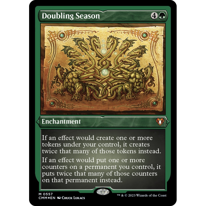 Doubling Season (Foil Etched) [Commander Masters]