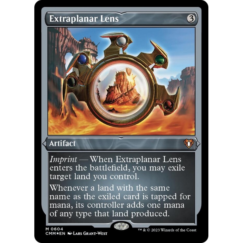 Extraplanar Lens (Foil Etched) [Commander Masters]