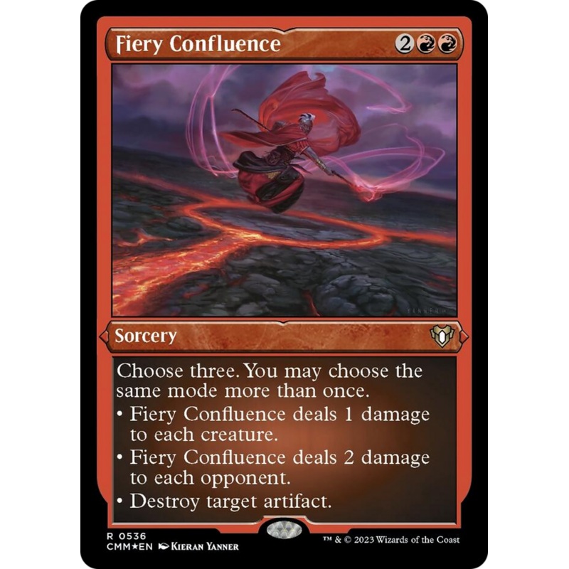 Fiery Confluence (Foil Etched) [Commander Masters]