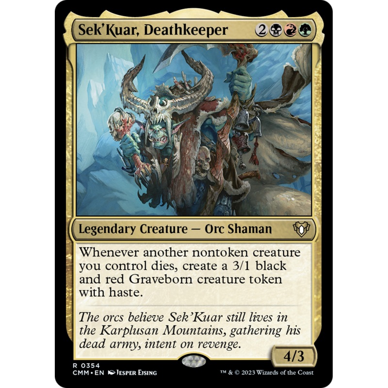 Sek'Kuar, Deathkeeper [Commander Masters]