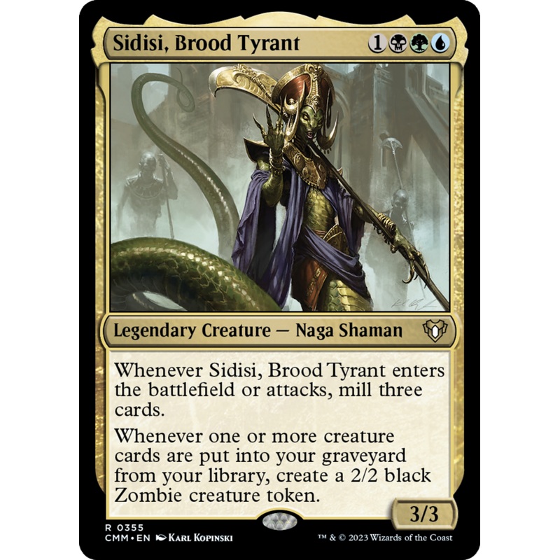 Sidisi, Brood Tyrant [Commander Masters]