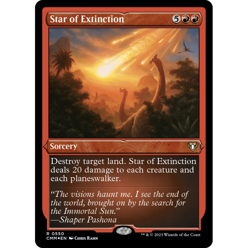 Star of Extinction (Foil Etched) [Commander Masters]