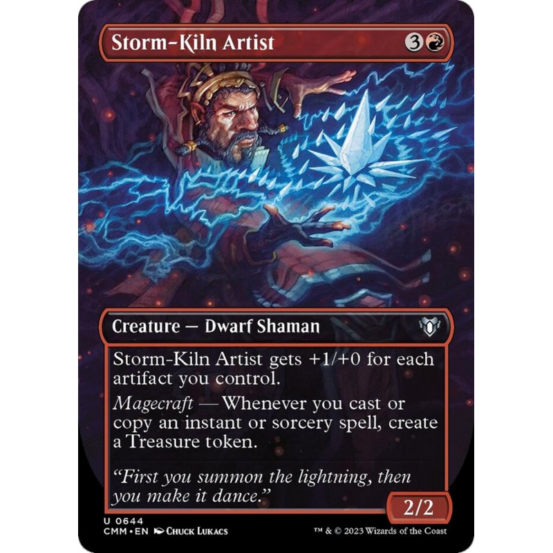 Storm-Kiln Artist (Borderless Alternate Art) [Commander Masters]