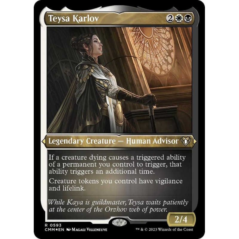 Teysa Karlov (Foil Etched) [Commander Masters]