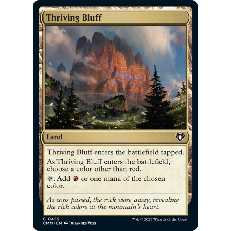 Thriving Bluff [Commander Masters]